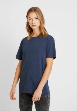 Pier One T-Shirt Basic - Dark Blue Melange -Pier One 1913ab27ec374ef0b3e6a5ff891afb49