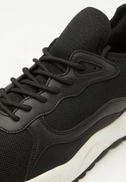 Pier One UNISEX - Sneaker Low - Black/white -Pier One 383be7e17d7b4e6fb1f7aa6c378ae4ea