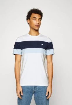 Pier One T-Shirt Print - White/blue