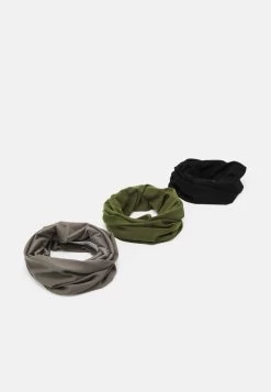 Pier One 3 PACK UNISEX - Schlauchschal - Black, Grey, Olive -Pier One 5467fcefd1ba4fb4924d57c699e55fe7 1