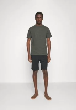 Pier One Nachtwäsche Set - Black/khaki