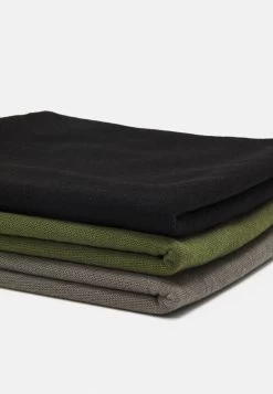 Pier One 3 PACK UNISEX - Schlauchschal - Black, Grey, Olive -Pier One 84f98a206bd54f27bd29605e058c4b38