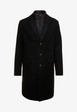 Pier One Klassischer Mantel - Black -Pier One 89beb77879e74642a3f46a6222d3711f