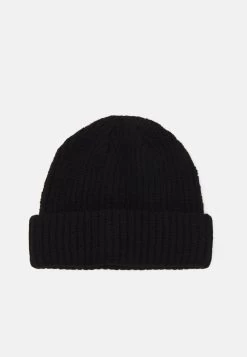 Pier One SHORT MICRO BEANIE UNISEX - Mütze - Black