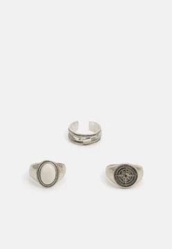 Pier One 3 PACK - Ring - Silver-coloured -Pier One af359e71100c434e9c9716078e03e80c