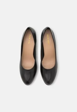 Pier One LEATHER - Plateaupumps - Black -Pier One b447c159e0a14cfeb7d38d0d85758019